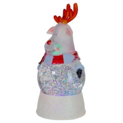 Northlight LED Lighted Color Changing Reindeer Christmas Snow Globe - 8" -Northlight Christmas northlight sr91089 3 30288.1606358262