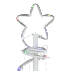 Northlight 4' LED Color Changing Multiple Function Outdoor Spiral Christmas Tree -Northlight Christmas northlight st3397 5 09677.1665611045