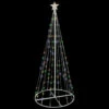 Northlight 6' LED Color Changing Multiple Function Outdoor Show Cone Tree -Northlight Christmas northlight st93398 1 on20black 87385.1679482975