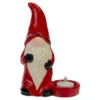 Gnome Tea Light Christmas Candle Holder - 7" - Red And Black -Northlight Christmas northlight tc28049 1 updated 98780.1599786481