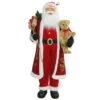 Northlight 5' Traditional Santa Claus With Teddy Bear And Gift Bag Standing Christmas Figure 1 Northlight 5' Traditional Santa Claus With Teddy Bear And Gift Bag Standing Christmas Figure -Northlight Christmas northlight tj15758 1 59435.1602899520