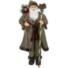 Northlight 48" Olive Green Santa Claus With Gift Bag Standing Christmas Figure -Northlight Christmas northlight tj15759 1 86255.1680803008