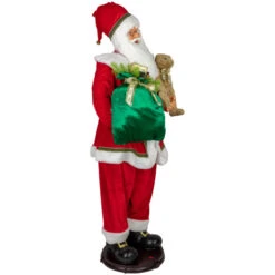 Northlight 5' Deluxe Traditional Animated And Musical Dancing Santa Claus Christmas Figure -Northlight Christmas northlight tj38540 3 59873.1680803014
