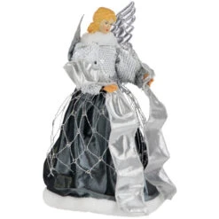 Northlight Sequined Angel With Wings Christmas Tree Topper Unlit - 12" -Northlight Christmas northlight tj99309 03 67442.1693669213