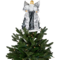 Northlight Sequined Angel With Wings Christmas Tree Topper Unlit - 12" -Northlight Christmas northlight tj99309 on20tree 76893.1693669213