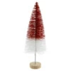 Northlight Glittered Bottlebrush Christmas Tree - 12" - Red And White -Northlight Christmas northlight tr94455 1 53512.1670143660