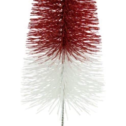 Northlight Glittered Bottlebrush Christmas Tree - 12" - Red And White -Northlight Christmas northlight tr94455 3 17436.1670143660