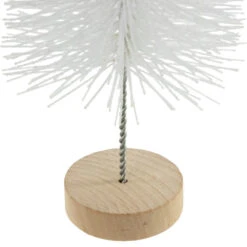 Northlight Glittered Bottlebrush Christmas Tree - 12" - Red And White -Northlight Christmas northlight tr94455 4 98757.1670143660