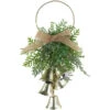 11.25" Gold Bells Christmas Door Hanger With Burlap Bow -Northlight Christmas northlight tr94999 1 61269.1700327049