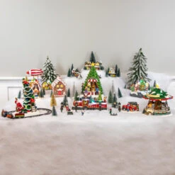 Northlight LED Lighted Snowy Church Christmas Village Display Piece - 6" 10 Northlight LED Lighted Snowy Church Christmas Village Display Piece - 6" -Northlight Christmas northlight use20for20all20village20iteams styled 88904.1687529318