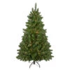 Northlight 5' Pre-Lit Medium Canadian Pine Artificial Christmas Tree, Clear Lights