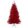 Northlight 6' Metallic Red Tinsel Artificial Christmas Tree - Unlit -Northlight Christmas northlight v27327 same20as20v27328 92136.1664379667