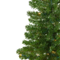 Northlight 7.5' Pre-Lit Medium Canadian Pine Artificial Christmas Wall Tree - Clear Lights -Northlight Christmas northlight v27378 1 38322.1588397343