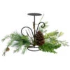 Northlight 10" Green Artificial Sprigs And Pine Cone Christmas Candle Holder 2 Northlight 10" Green Artificial Sprigs And Pine Cone Christmas Candle Holder -Northlight Christmas northlight vm89248 43056.1604542556