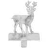 Northlight Marbled Standing Deer Christmas Stocking Holder - 7.5" - White And Black -Northlight Christmas northlight wy15237 01 55259.1698958395