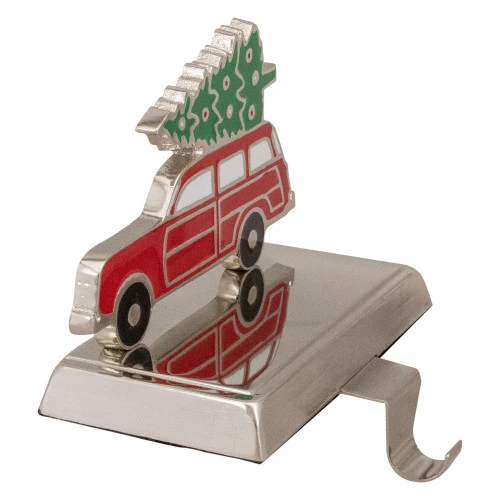 Northlight Vintage Station Wagon Car With Tree Christmas Stocking Holder - 5.25" 3 Northlight Vintage Station Wagon Car With Tree Christmas Stocking Holder - 5.25"