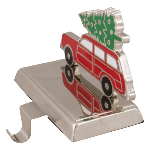 Northlight Vintage Station Wagon Car With Tree Christmas Stocking Holder - 5.25" 5 Northlight Vintage Station Wagon Car With Tree Christmas Stocking Holder - 5.25" - Image 3