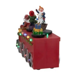 LED Lighted Musical Train With Santa Christmas Village Decoration - 10.25" 11 LED Lighted Musical Train With Santa Christmas Village Decoration - 10.25" -Northlight Christmas northlight xh27850 3 31969.1588406318