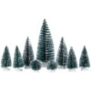 Northlight Bottle Brush Pine Christmas Village Trees - Set Of 9 -Northlight Christmas northlight xh93258 1 39312.1672391420