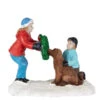 Northlight Children With Dog And Wreath Christmas Village Display Piece - 6" -Northlight Christmas northlight xh93264 1 71851.1672391419