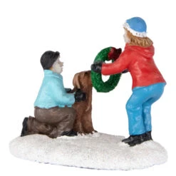 Northlight Children With Dog And Wreath Christmas Village Display Piece - 6" 12 Northlight Children With Dog And Wreath Christmas Village Display Piece - 6" -Northlight Christmas northlight xh93264 4 47667.1672391420