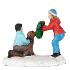 Northlight Children With Dog And Wreath Christmas Village Display Piece - 6" 13 Northlight Children With Dog And Wreath Christmas Village Display Piece - 6" -Northlight Christmas northlight xh93264 5 69103.1672391419