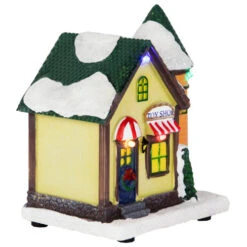 Northlight LED Lighted Snowy Toy Shop Christmas Village Display Piece - 5" -Northlight Christmas northlight xh93269 3 62269.1687529318