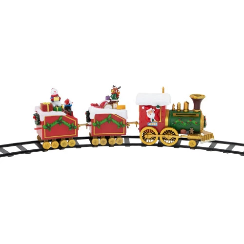 Northlight 16-Piece LED Lighted Musical And Animated Christmas Village Train 4 Northlight 16-Piece LED Lighted Musical And Animated Christmas Village Train - Image 2