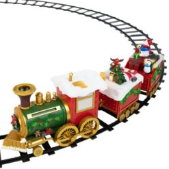Northlight 16-Piece LED Lighted Musical And Animated Christmas Village Train 12 Northlight 16-Piece LED Lighted Musical And Animated Christmas Village Train -Northlight Christmas northlight xh94429 4 20869.1672823746