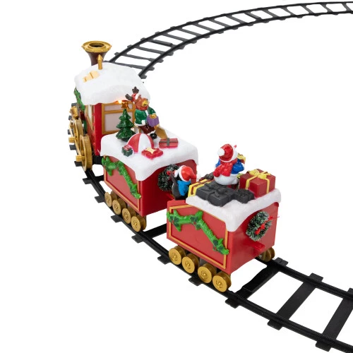 Northlight 16-Piece LED Lighted Musical And Animated Christmas Village Train 7 Northlight 16-Piece LED Lighted Musical And Animated Christmas Village Train - Image 5