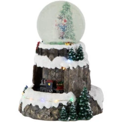 Northlight LED Lighted Animated And Musical Christmas Snowman And Train Snow Globe - 9.25" 9 Northlight LED Lighted Animated And Musical Christmas Snowman And Train Snow Globe - 9.25" -Northlight Christmas northlight xh99395 2 09258.1689950424