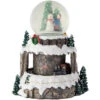 Northlight LED Lighted Animated And Musical Christmas Snowman And Train Snow Globe - 9.25" -Northlight Christmas northlight xh99395 5 35371.1689950425