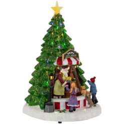 Northlight LED Lighted Animated And Musical Santa's Toy Shop Christmas Village Display - 13" -Northlight Christmas northlight xh99396 3 83015.1701793919
