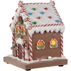Northlight Pre-Lit LED Gingerbread Candy House Christmas Decoration - 7.5" -Northlight Christmas northlight xh99479 2 34299.1699030046