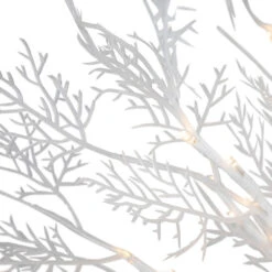 5' LED Lighted White Lace Artificial Christmas Tree - Warm White Lights -Northlight Christmas northlight xt93905 05 48036.1695225136