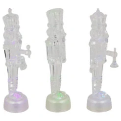 LED Lighted Icy Crystal Nutcracker Christmas Figures - 7.5" - Multicolor Lights -Set Of 3 9 LED Lighted Icy Crystal Nutcracker Christmas Figures - 7.5" - Multicolor Lights -Set Of 3 -Northlight Christmas northlight y92102 2 updated 65545.1665346765