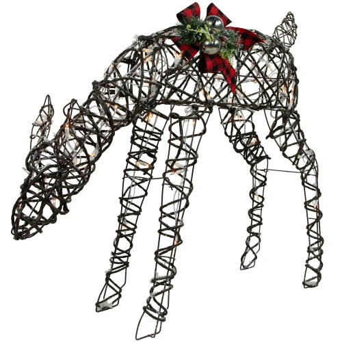 Northlight 39.75" Lighted Reindeer Christmas Decoration 2 Northlight 39.75" Lighted Reindeer Christmas Decoration