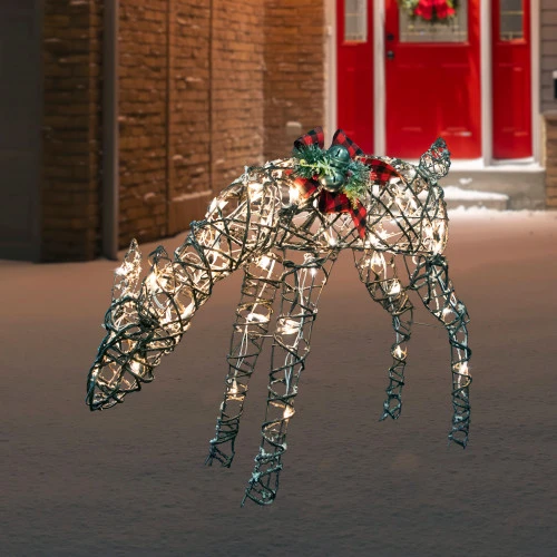 Northlight 39.75" Lighted Reindeer Christmas Decoration 3 Northlight 39.75" Lighted Reindeer Christmas Decoration - Image 2