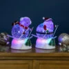 Northlight LED Lighted Color Changing Skiing Santa And Snowman Acrylic Christmas Snow Globes - 7.25" - Set Of 2 1 Northlight LED Lighted Color Changing Skiing Santa And Snowman Acrylic Christmas Snow Globes - 7.25" - Set Of 2 -Northlight Christmas northlight y94770 styled 18319.1707418292