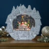 LED Lighted Caroling Snowmen Christmas Snow Globe - 9.5" -Northlight Christmas northlight y94773 styled 83798.1704997010