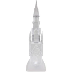 Northlight LED Lighted Castle Acrylic Christmas Decoration - 17.5" -Northlight Christmas northlight y94777 03 19283.1697128082