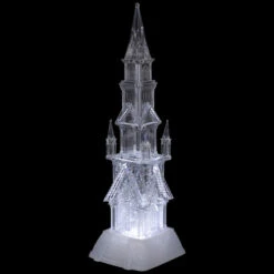 Northlight LED Lighted Castle Acrylic Christmas Decoration - 17.5" -Northlight Christmas northlight y94777 black203 06756.1696868291