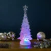 Northlight LED Lighted Acrylic Christmas Tree With Star Decoration - 12" - Multicolor Lights -Northlight Christmas northlight y94779 styled 42886.1707418292