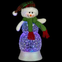 Northlight LED Lighted Acrylic Snowman Christmas Snow Globe - 11" -Northlight Christmas northlight y94783 black 23956.1696868290