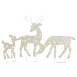 Northlight Set Of 3 LED Lighted White Reindeer Family Outdoor Christmas Decorations 29" 10 Northlight Set Of 3 LED Lighted White Reindeer Family Outdoor Christmas Decorations 29" -Northlight Christmas northlight ye92357 1 00794.1664989722