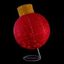 Northlight LED Lighted Twinkling Tinsel Onion Ornament Outdoor Commercial Christmas Decoration - 38" - Red -Northlight Christmas northlight ye92359 onblack 48215.1665610758