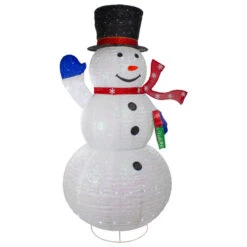 Northlight LED Lighted Iridescent Twinkling Snowman Outdoor Christmas Decoration - 71" 12 Northlight LED Lighted Iridescent Twinkling Snowman Outdoor Christmas Decoration - 71" -Northlight Christmas northlight ye92365 1 74999.1646269136