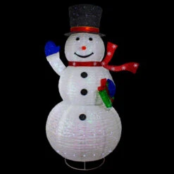 Northlight LED Lighted Iridescent Twinkling Snowman Outdoor Christmas Decoration - 71" 11 Northlight LED Lighted Iridescent Twinkling Snowman Outdoor Christmas Decoration - 71" -Northlight Christmas northlight ye92365 onblack 77266.1646269135