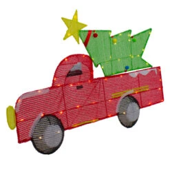 Northlight 36" LED Lighted Red Truck With Christmas Tree Outdoor Decoration 12 Northlight 36" LED Lighted Red Truck With Christmas Tree Outdoor Decoration -Northlight Christmas northlight ye92366 1 05653.1637152438
