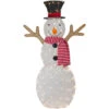 Northlight 48" LED Lighted Snowman With Top Hat And Red Scarf Outdoor Christmas Decoration -Northlight Christmas northlight ye92369 86578.1665610758